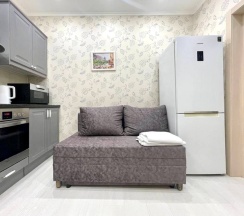Однокомнатная квартира с потрясающим видом на город в ЖК "Pragma House" в Rauktis apartments