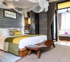 Двухместный Suite с видом на сад двуспальная кровать в Отель Anantara Lawana Koh Samui Resort, Chaweng