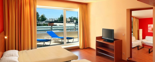 Двухместный люкс 2 отдельные кровати в Leonardo Hotel Salzburg City Center