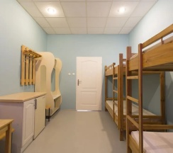 Четырёхместный номер Standard двухъярусная кровать в Hostel Siennicka
