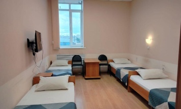 4-местный номер эконом с 4 односпальными кроватями в Smart Hotel KDO Вологда