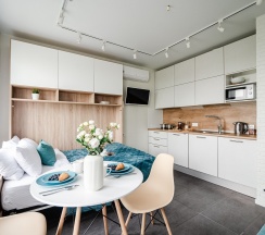 Country - 4х местные апартаменты-студия у Ботанического сада (10 этаж) в Smart Lofts Moscow