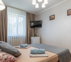 Двухместный номер Standard с балконом и с красивым видом из окна двуспальная кровать в Гостевой дом