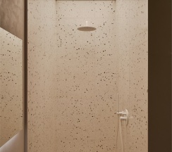 Студия с видом на лес и боковым видом с террасы на море в Tesera Apart-Hotel&SPA