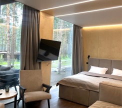 ДОМ ЛЕС  (Дом в Лесу) в Катунь Dom Hotels