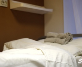 Четырёхместный номер Standard (общая ванная комната) в Head Hostel