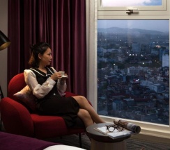 Двухместный люкс Privilege двуспальная кровать в Mercure Hai Phong