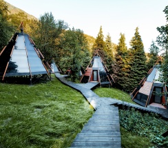 Делюкс с двуспальной кроватью в Pine River Красная Поляна