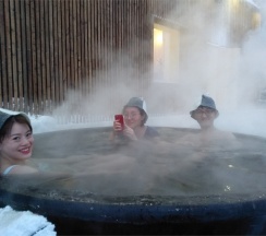 Баня с чаном - вечер в Огни Имандры