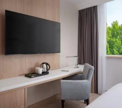 Двухместный номер с видом на город 2 отдельные кровати в DoubleTree by Hilton Shymkent