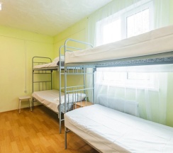 Кровать в общем номере (общая ванная комната) в Nika