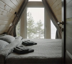 A-FRAME Dream House на первой линии с большой террасой, гриль зоной и банным чаном в Dream House