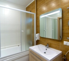 Однокомнатные апартаменты с видом на реку Казанку в Sibgat Apartments