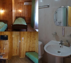 Номер стандарт с 2 односпальными кроватями (с пансионом) в Ольга