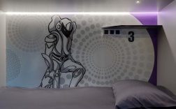 Двухместный номер с 2 отдельными кроватями - №3 в Astrohostel Пехота