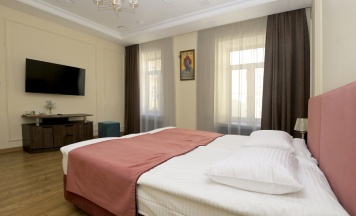 Двухместный номер Комфорт двуспальная кровать в Дом паломника на Владимирской