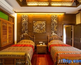 Двухместный номер Deluxe с видом на сад 2 отдельные кровати в Phusanfah Resort