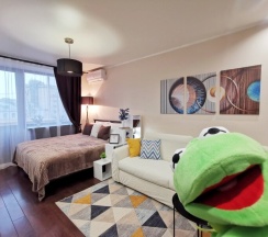 2к апартаменты на 6 чел у метро Киевская рядом с Москва-Сити в Апарт Комфорт