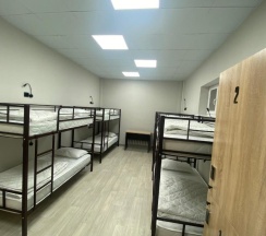 Кровать в общем номере (мужской номер) в Prime hostel