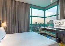 Одноместный люкс c 1 комнатой с видом на реку односпальная кровать в Chatrium Hotel Riverside Bangkok