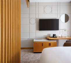 Стандартный номер с видом на город с кроватью Queen в DoubleTree Moscow Arbat