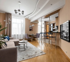 Двухместные апартаменты с 3 комнатами (двуспальная кровать) в GM Apartments