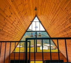 Апартаменты c 1 комнатой с балконом в Шале Gold cottages Kazbegi