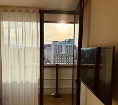 Студия с балконом и с видом на море в Апартаменты Official Orbi City
