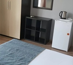 Двухместный номер с панорамным окном 2 отдельные кровати в Палуба