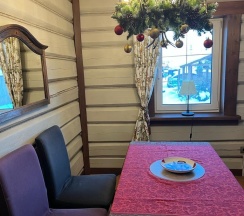 Коттедж с камином и сауной в Yellow Stars Inn