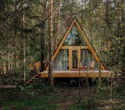 А-фрейм с террасой в Orsha River Club