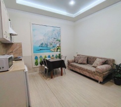 2-комнатные апартаменты стандарт с 1 двуспальной кроватью (без окна) в Deluxe apartments
