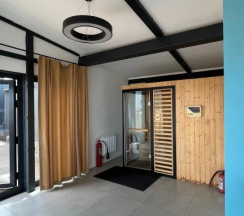 Апартаменты Deluxe с балконом и с красивым видом из окна в Апарт-отель Residence Graphite