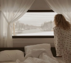 Семейный люкс с видом на реку (+чан у дома за доп плату) в Белые Ключи