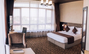 Двухместный номер Улучшенный Делюкс двуспальная кровать в Megapolis Hotel Shymkent