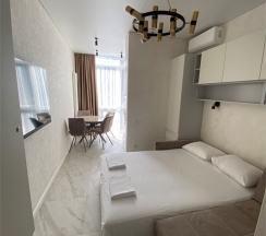 Улучшенные апартаменты с видом на город в Joy apartments