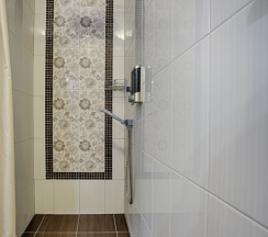 Двухместные апартаменты 17 Мансарда с видом на море двуспальная кровать в Exclusive Hotel&Apartments