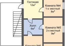 1-местный номер эконом (с пансионом) в Остров Колочный