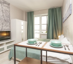 Номер -студио с панорамным балконом в Park in Pulkovo