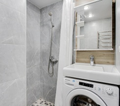 1-комнатные апартаменты студия с 2 односпальными кроватями в Home Like (Хоум Лайк) на бульваре Эйнштейна 3
