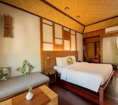 Коттедж Deluxe с красивым видом из окна в Tup Kaek Sunset Beach Resort