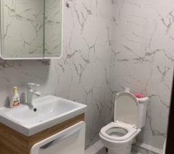 2-комнатные апартаменты стандарт с 1 двуспальной кроватью и диваном в Apart Ru Hotel