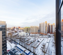 352 Е 15 эт Панорамная евродвушка с балконом в Nv Hotel