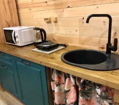 Шале 2. Четырёхместный номер комфорт с видом на лес в Белый волк