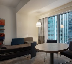 Номер Executive Deluxe с двуспальной кроватью в Novotel Moscow City