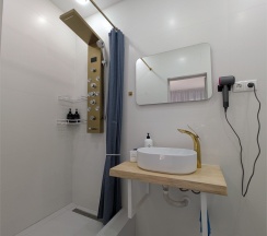 Двухместная студия на 3-м этаже с видом на море в Агава