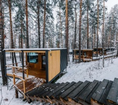 Малый зеркальный куб для двоих в Август