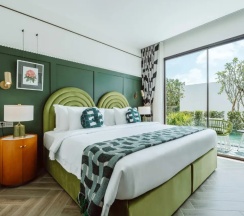 Двухместный номер Superior с бассейном и джакузи двуспальная кровать в Sugar Marina Resort – LAGOON Villas – Nai Yang Beach