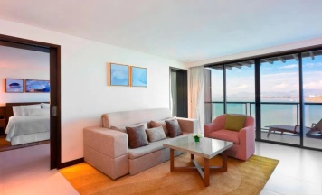 Двухместный люкс c 1 комнатой oceanfront двуспальная кровать в The Westin Siray Bay Resort & Spa, Phuket