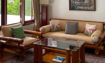 Двухместный люкс Ocean Wing двуспальная кровать в Mom Tri's Villa Royale